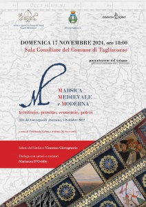 Locandina presentazione Marsica Medievale e Moderna_Tagliacozzo